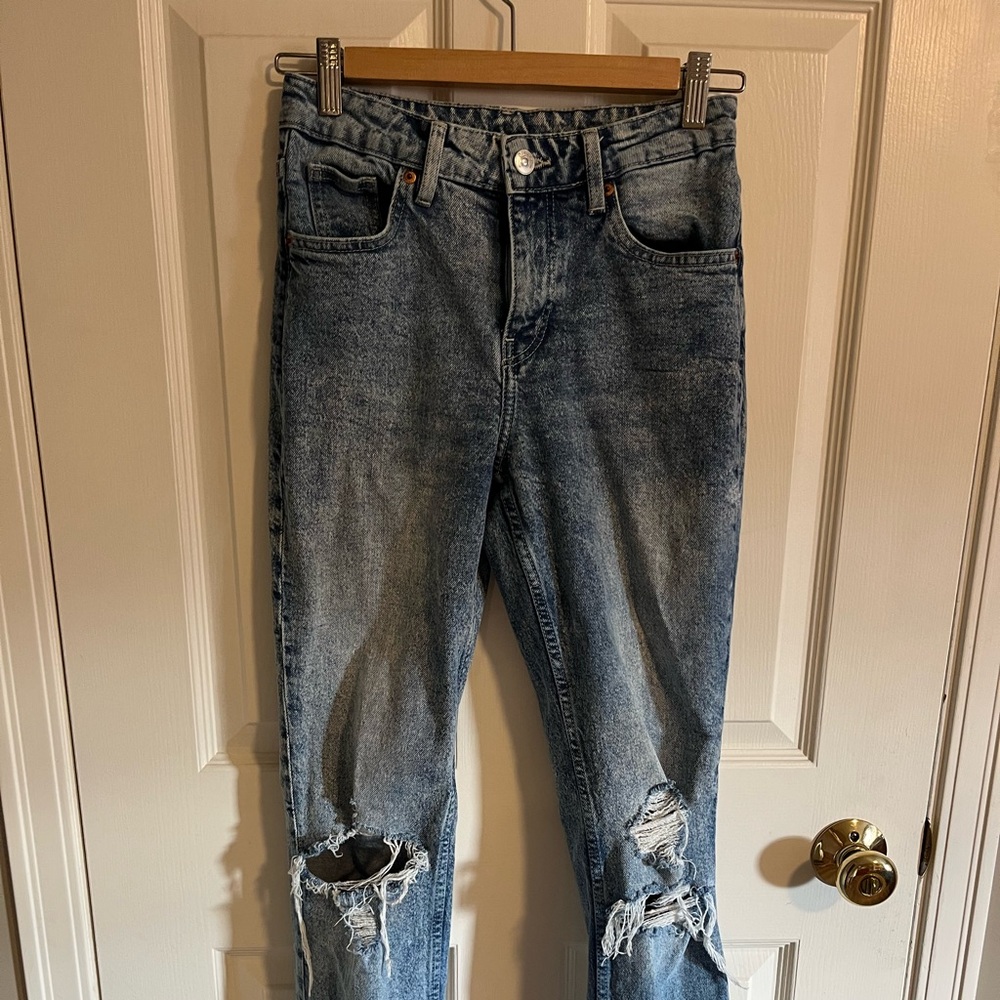 Stone Washed, ripped Jeans